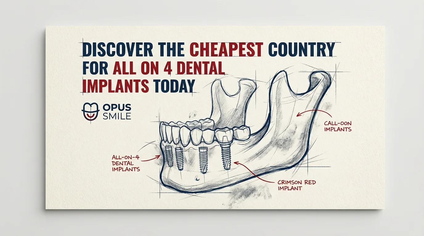 Discover the Cheapest Country for All on 4 Dental Implants Today